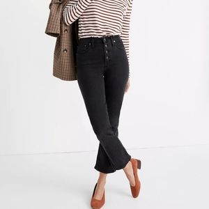Madewell Cali Demi Boot Cut jeans in Bellspring